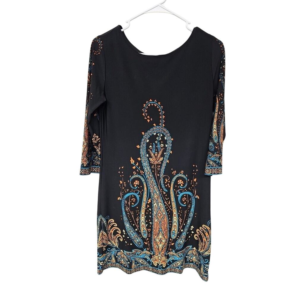FOREVER 21 Womens Dress Size Small Whimsigoth Artsy Abstract Office Party Y2K